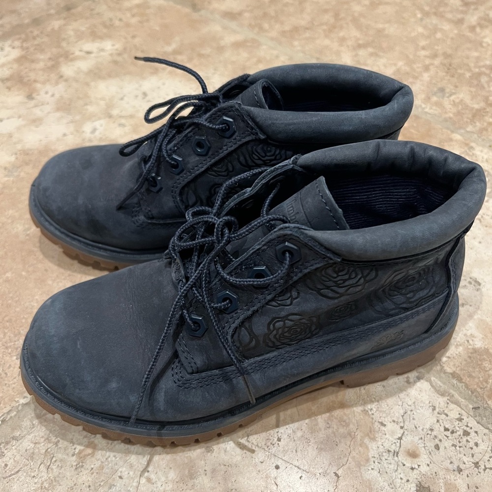 Blue Timberland Boots